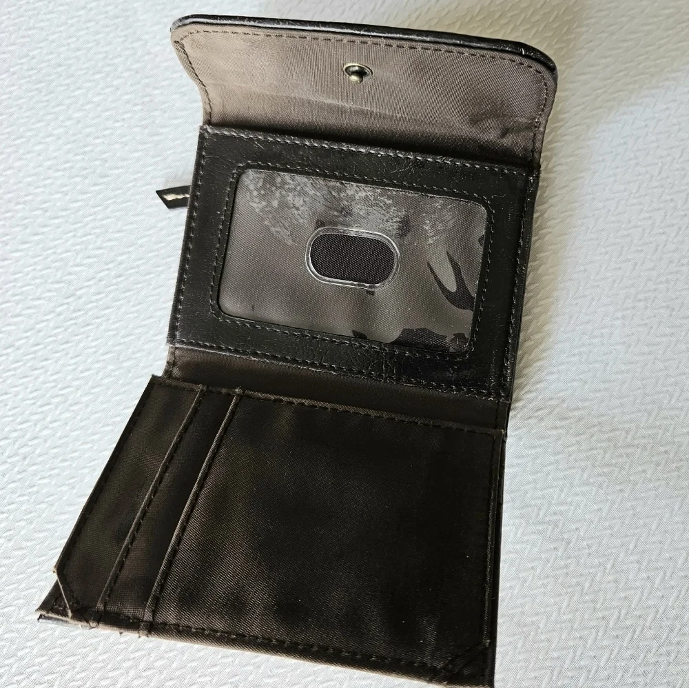 Longaberger flag wallet tri-fold